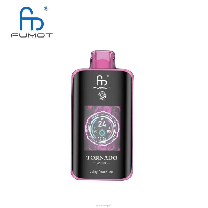 Fumot Tornado 25000 Disposable Vape Juicy Peach Ice D06T7 Fumot Tornado 25000 Disposable Vape Juicy Peach Ice D06T7