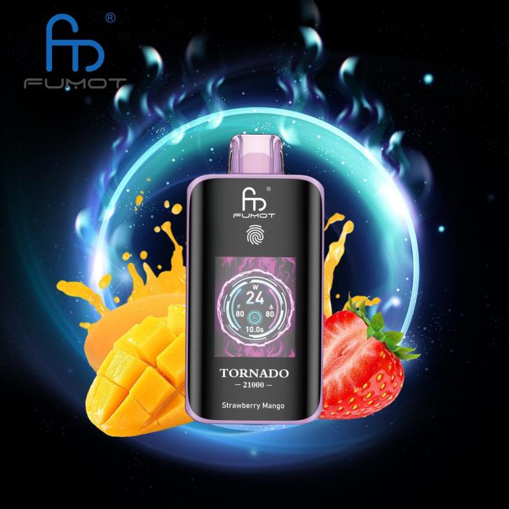 Fumot Tornado 25000 Disposable Vape Strawberry Mango D06T11 Fumot Tornado 25000 Disposable Vape Strawberry Mango D06T11