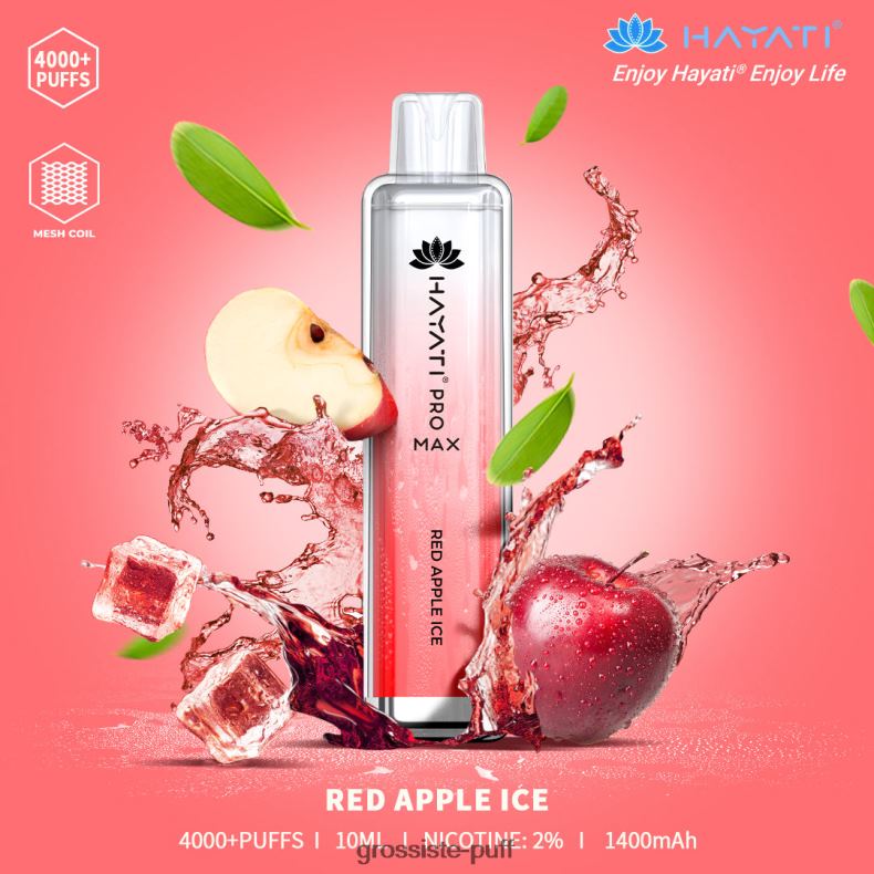 Hayati Pro Max 4000 86Z02172 Red Apple Ice