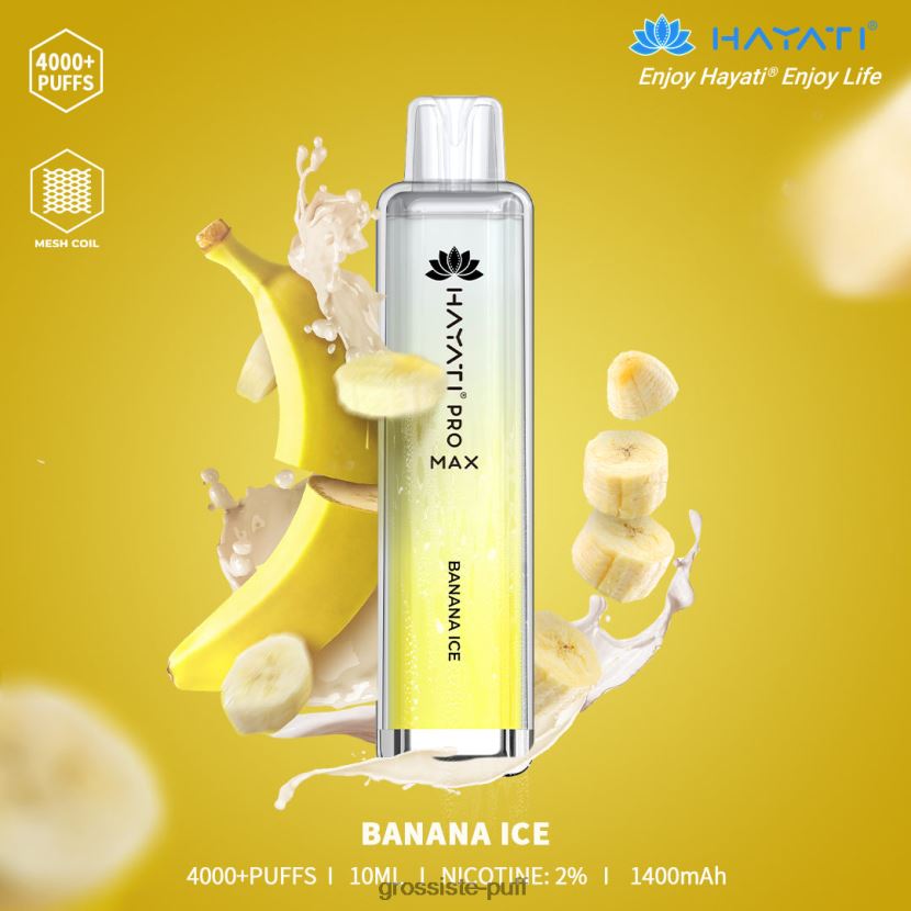 Hayati Pro Max 4000 Banana Ice 0FPL40144