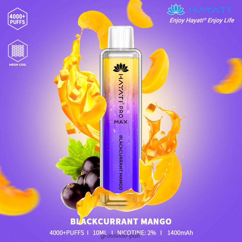 Hayati Pro Max 4000 Blackcurrant Mango 0FPL40146