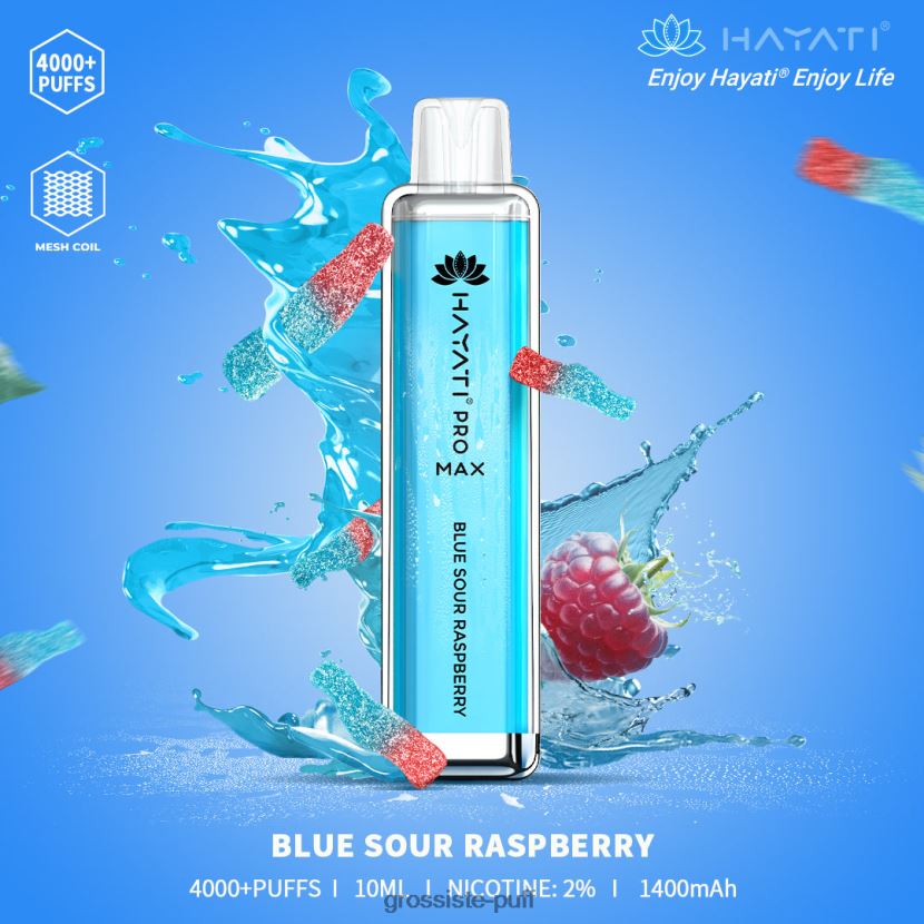 Hayati Pro Max 4000 Blue Sour Raspberry 0FPL40150