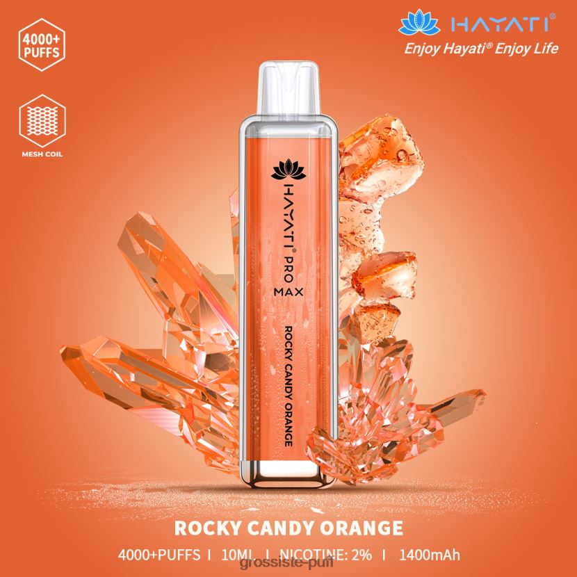 Hayati Pro Max 4000 Rocky Candy Orange 0FPL40172