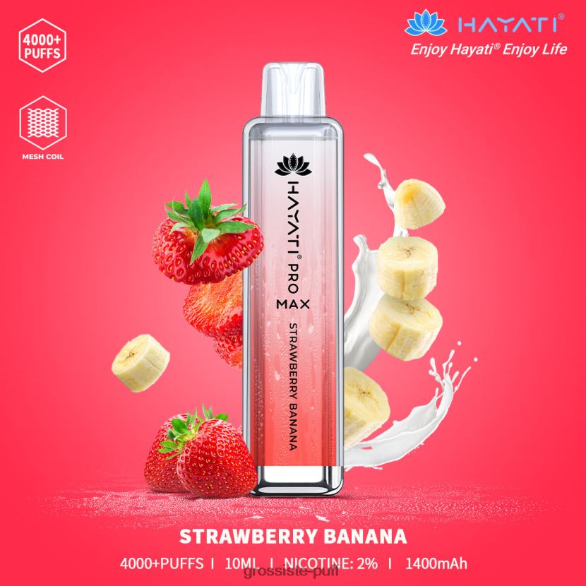 Hayati Pro Max 4000 Strawberry Banana 0FPL40193