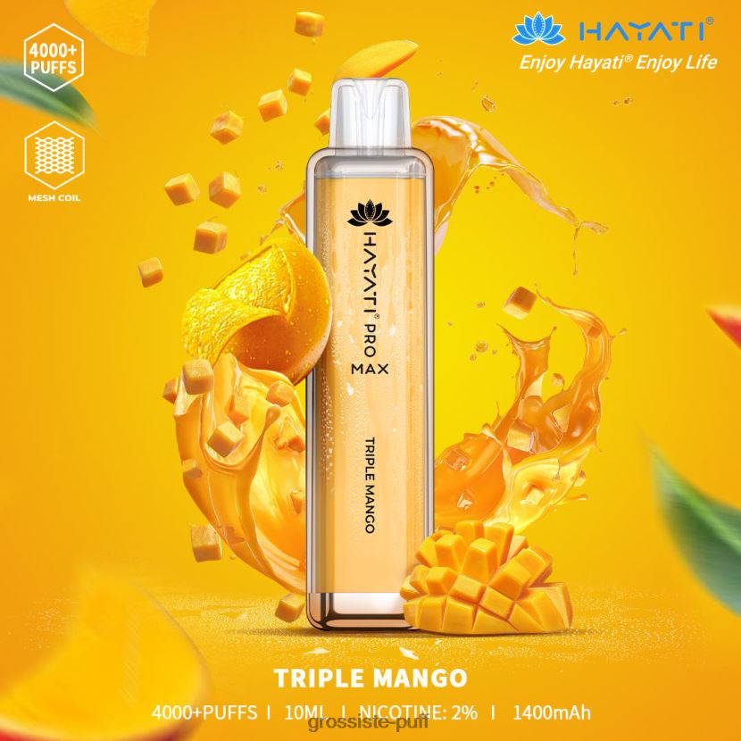 Hayati Pro Max 4000 Triple Mango 0FPL40179