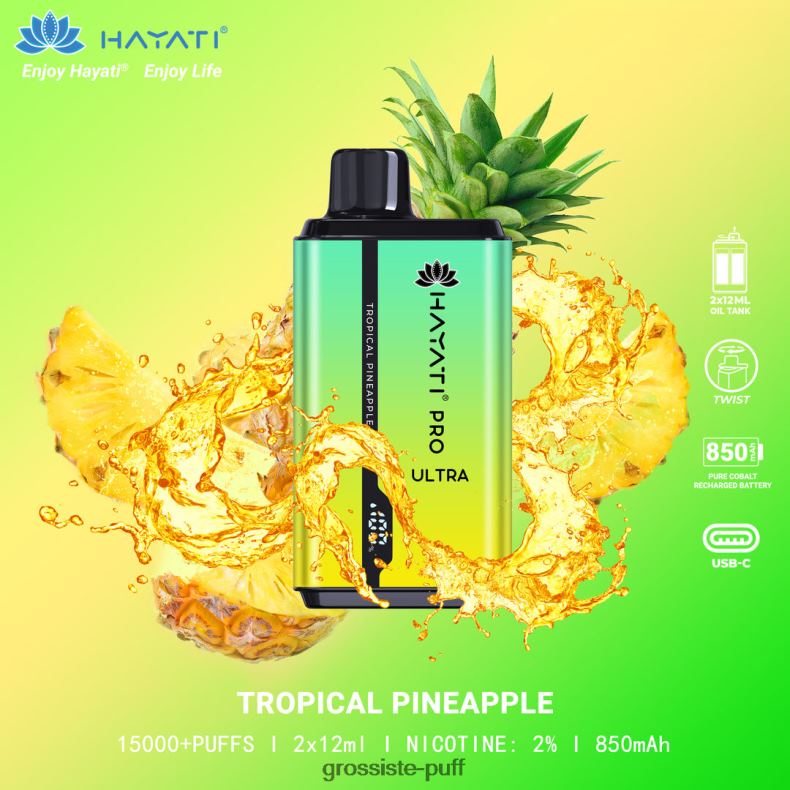 Hayati Pro Ultra 86Z02220 Tropical Pineapple