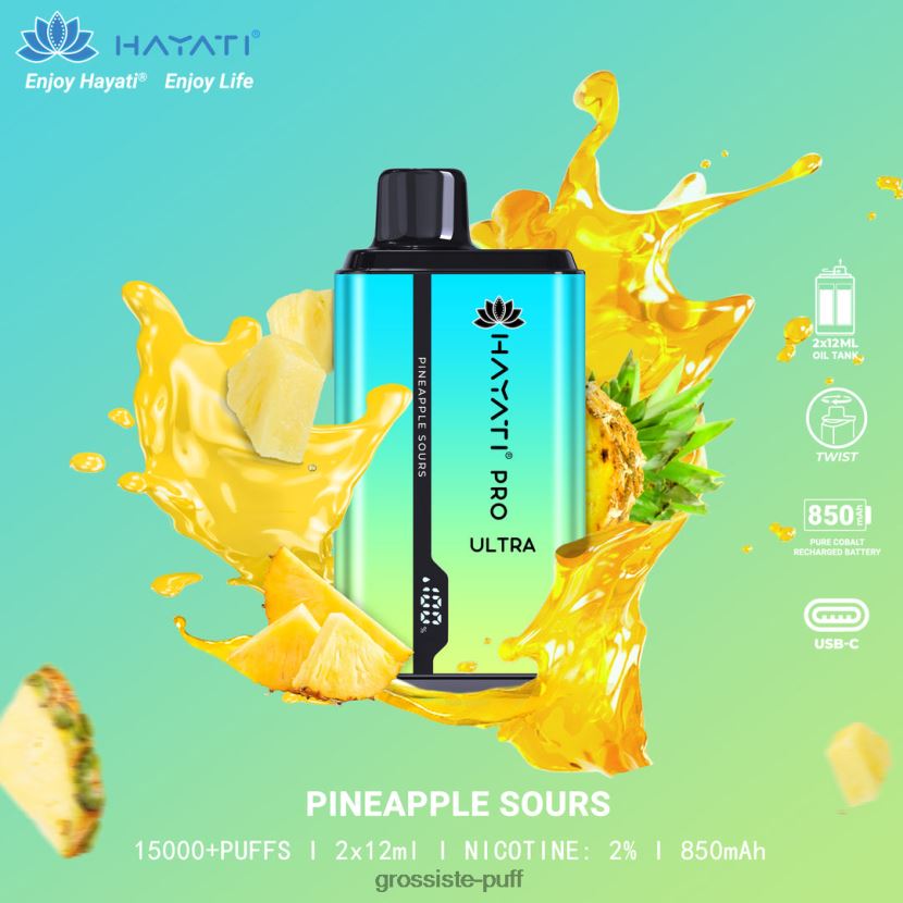 Hayati Pro Ultra Pineapple Sours 0FPL40228