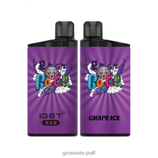 Grape Ice IGET BAR 3500 Puffs 5% Nicotine 206VR839