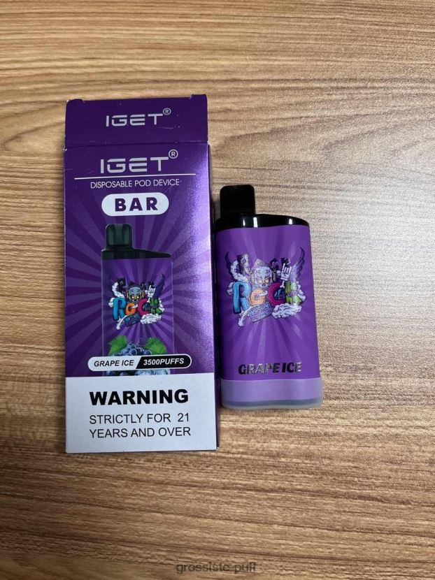 IGET BAR 3500 5% NICOTINE Grape Ice 0FPL4088