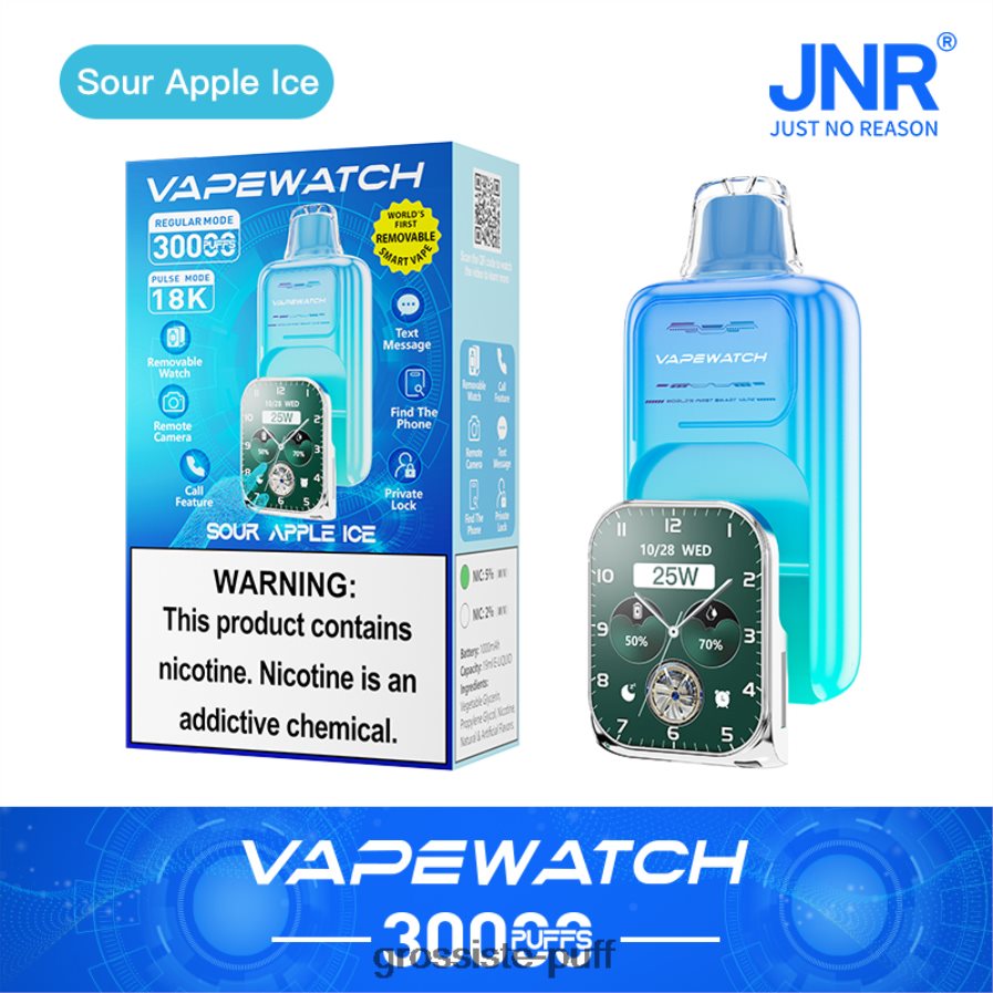 JNR Vape Watch Sour Apple Ice 0NVL425