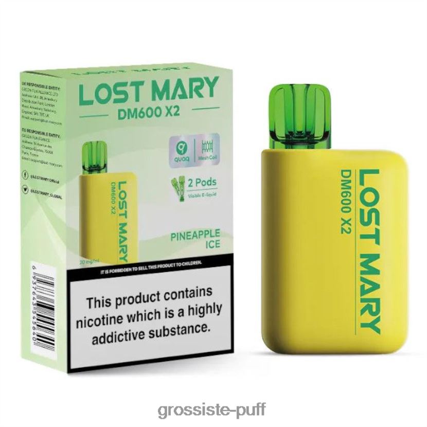 LOST MARY DM600 X2 Pineapple Ice 0FPL40477