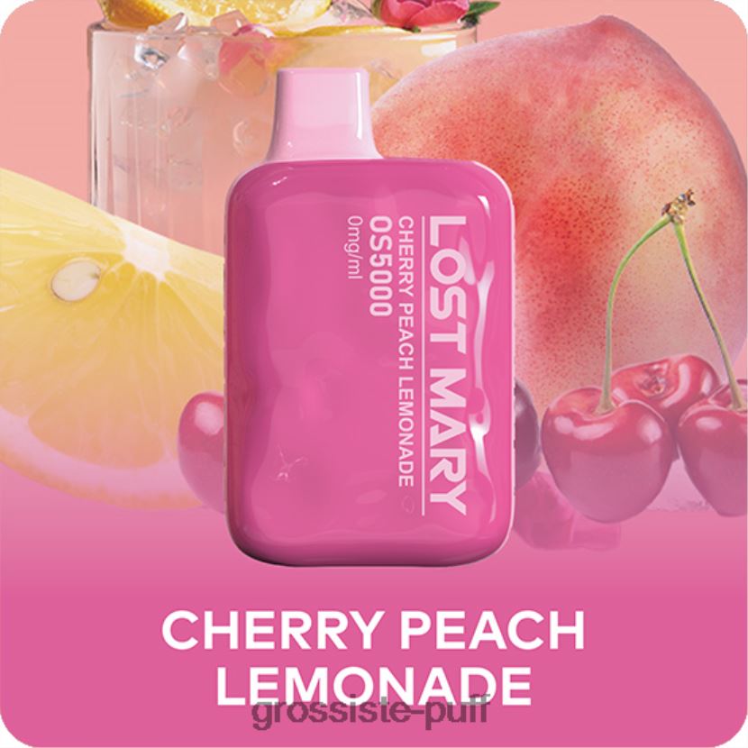 LOST MARY OS5000 0mg/ml Cherry Peach Lemonade 0FPL40511