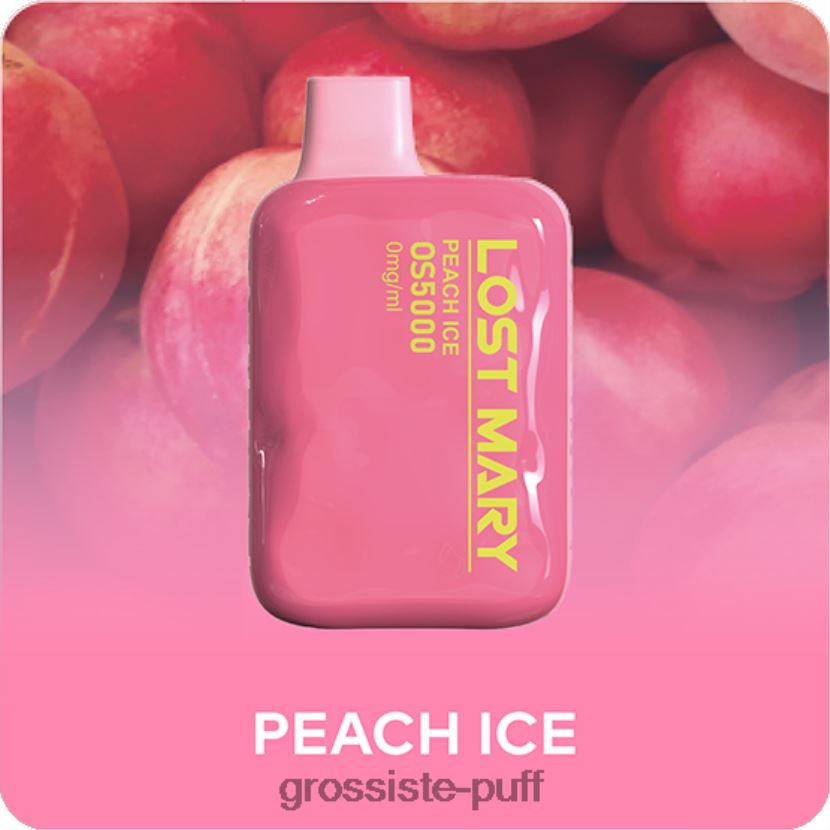 LOST MARY OS5000 0mg/ml Peach Ice 0FPL40509