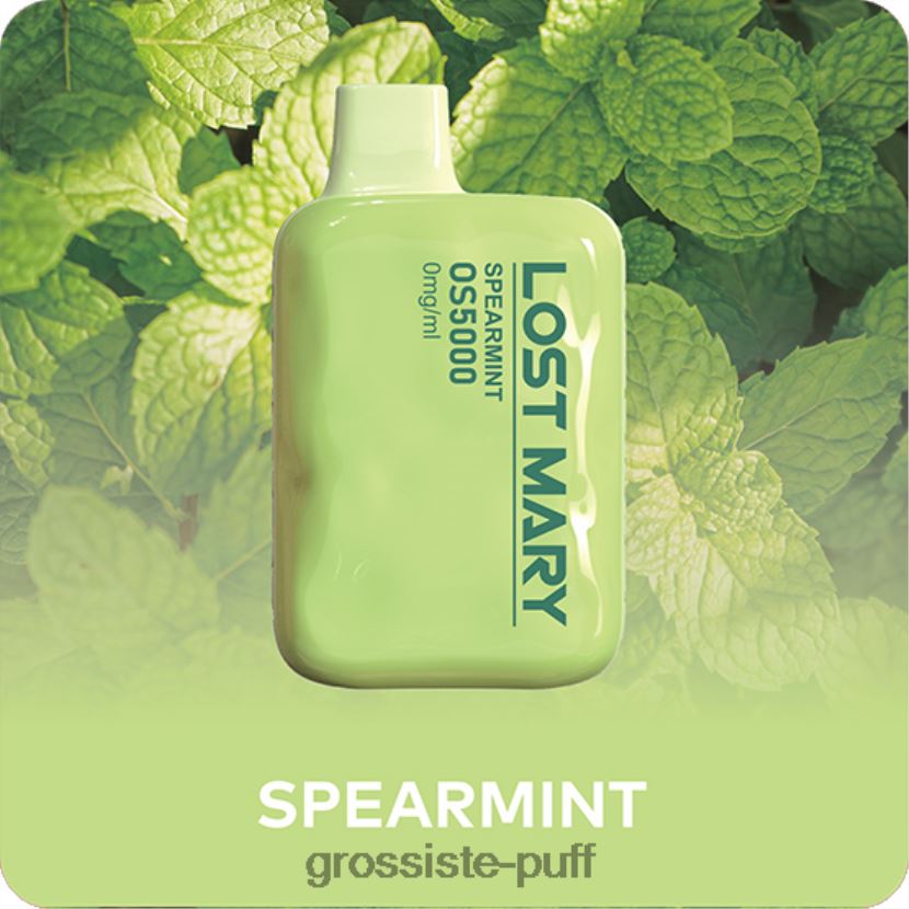 LOST MARY OS5000 0mg/ml Spearmint 0FPL40506