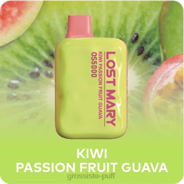 Kiwi Passion Fruit Guava Lost Mary OS5000 N88N55