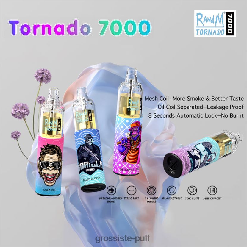 RandM Tornado 7000 5% Disposable 0FPL401