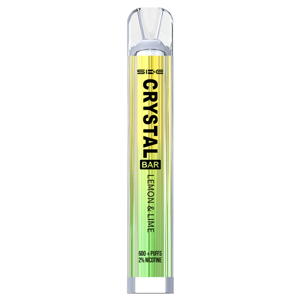 SKE Crystal Bar Disposable Vape 600 Puffs L8N063 Lemon & Lime