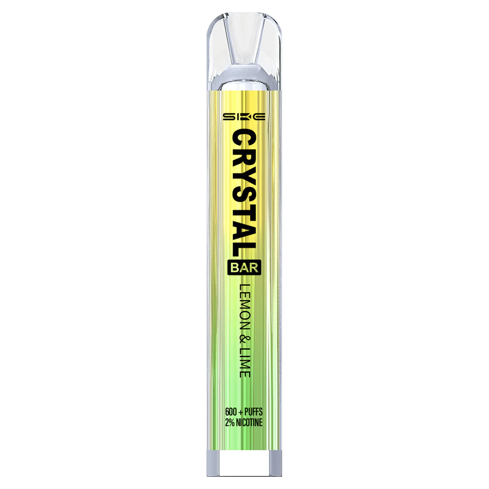 SKE Crystal Bar Disposable Vape 600 Puffs Lemon & Lime 0FPL40262