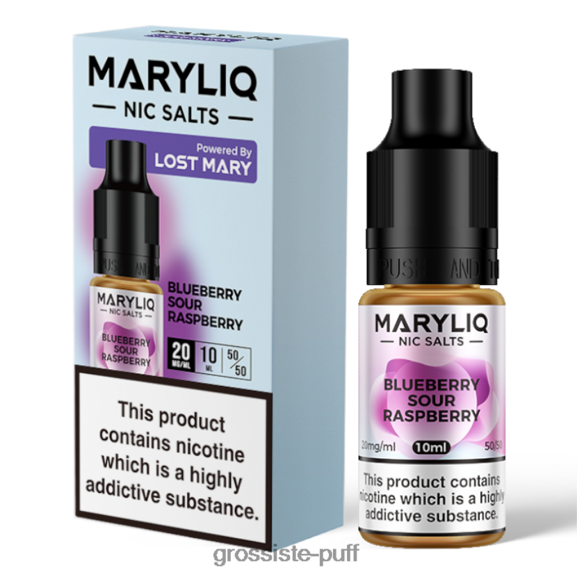 LOST MARY MARYLIQ Nic Salts - 10ml - 20mg Blueberry Sour Raspberry 0FPL40441