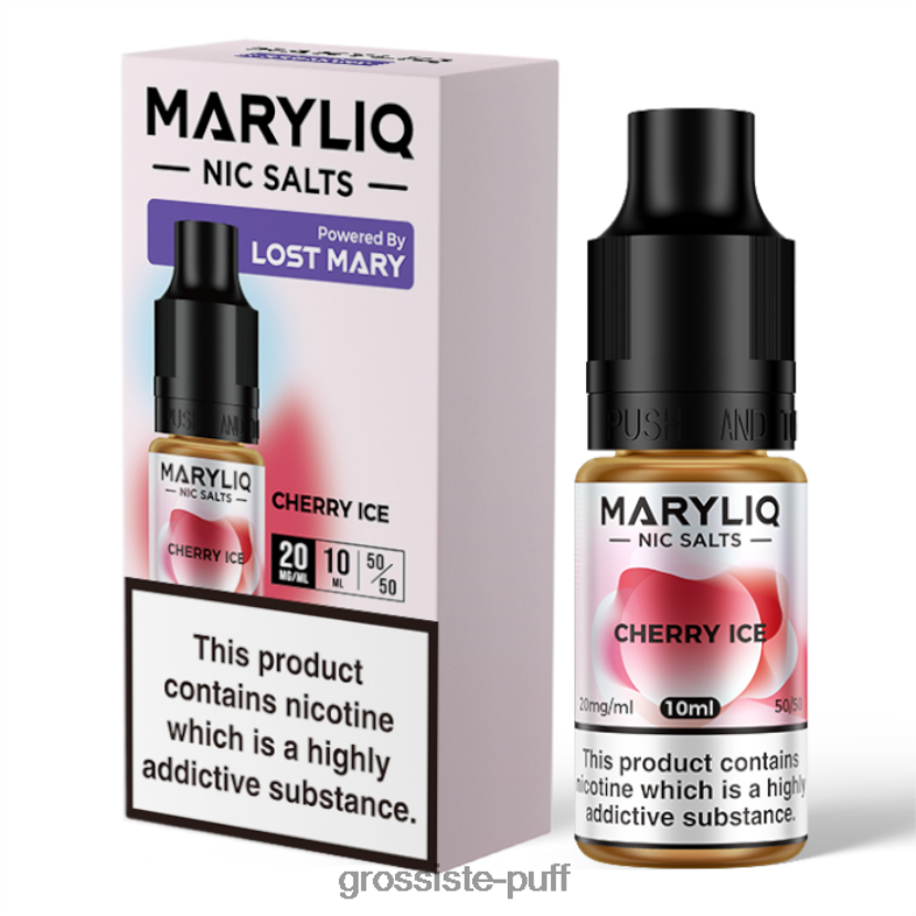 LOST MARY MARYLIQ Nic Salts - 10ml - 20mg Cherry Ice 0FPL40443