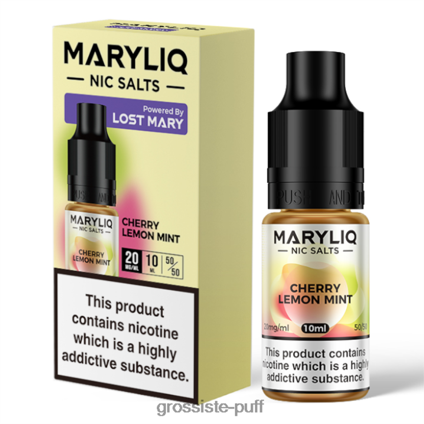 LOST MARY MARYLIQ Nic Salts - 10ml - 20mg Cherry Lemon Mint 0FPL40444