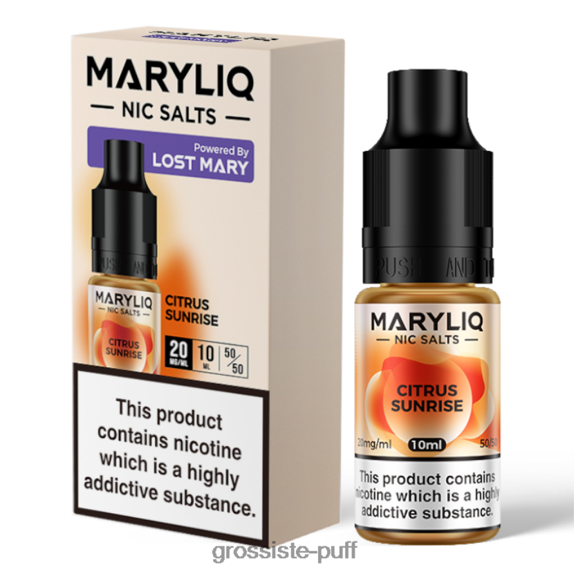 LOST MARY MARYLIQ Nic Salts - 10ml - 20mg Citrus Sunrise 0FPL40445