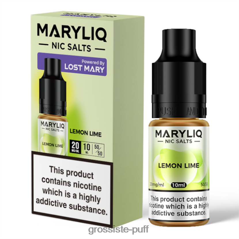 LOST MARY MARYLIQ Nic Salts - 10ml - 20mg Lemon Lime 0FPL40447