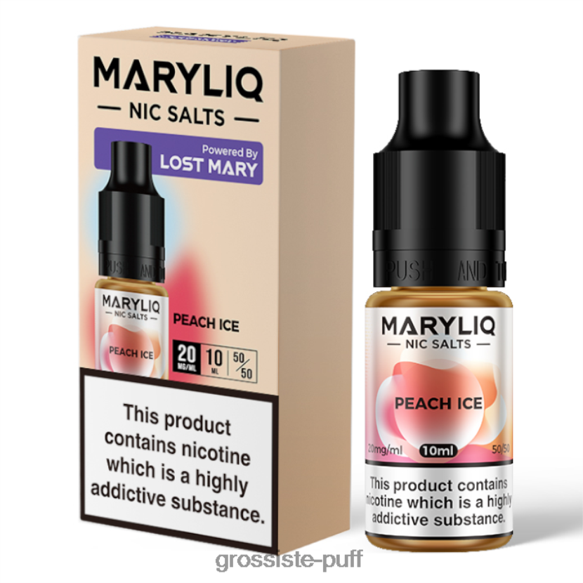 LOST MARY MARYLIQ Nic Salts - 10ml - 20mg Peach Ice 0FPL40450