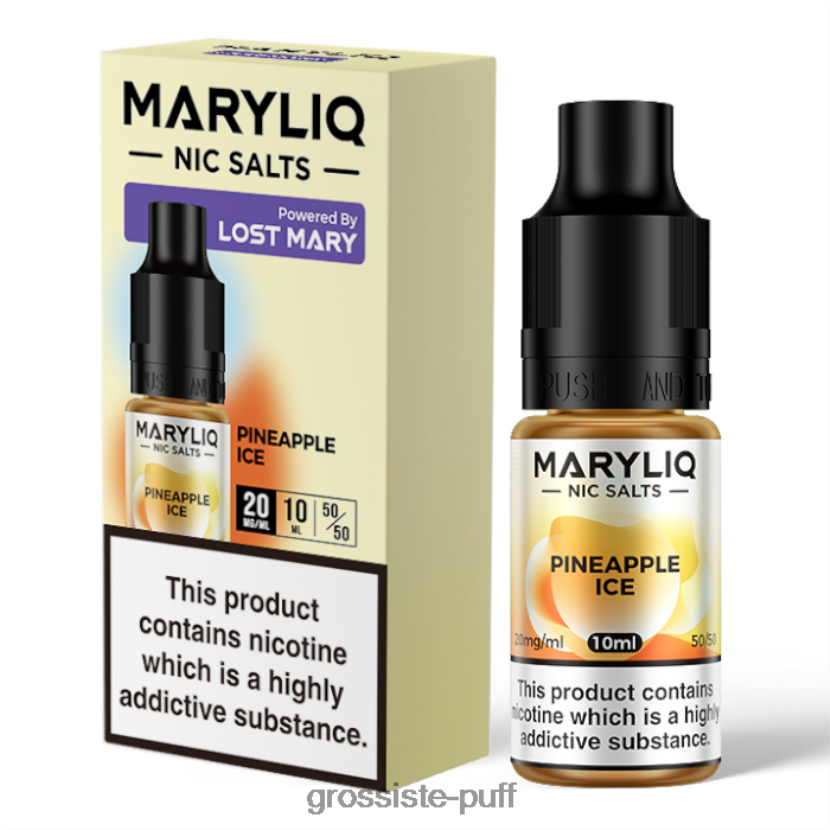 LOST MARY MARYLIQ Nic Salts - 10ml - 20mg Pineapple Ice 0FPL40452