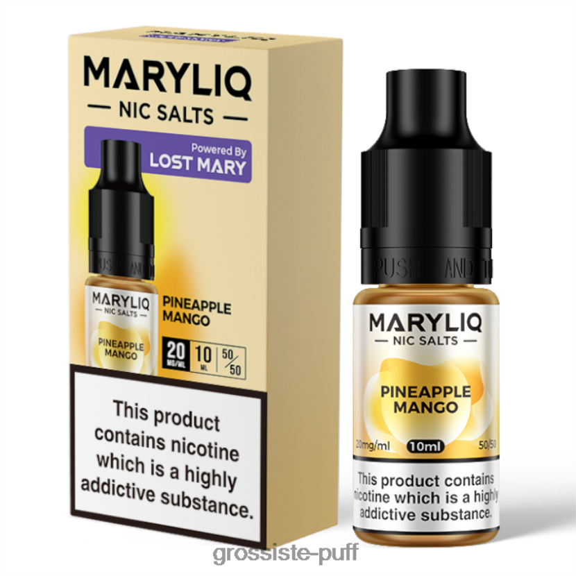 LOST MARY MARYLIQ Nic Salts - 10ml - 20mg Pineapple Mango 0FPL40453