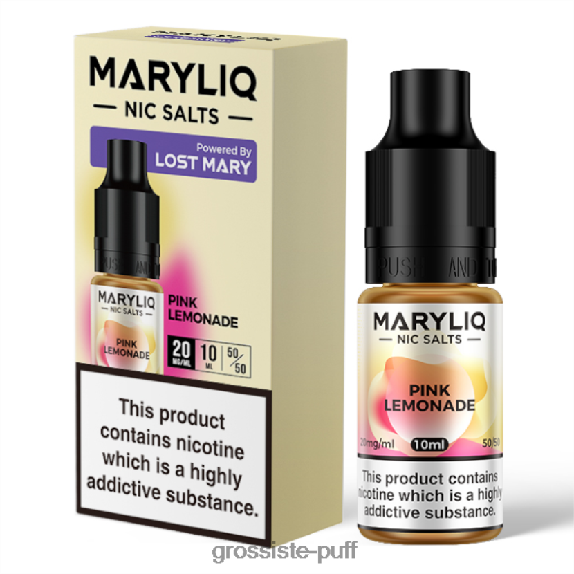 LOST MARY MARYLIQ Nic Salts - 10ml - 20mg Pink Lemonade 0FPL40454