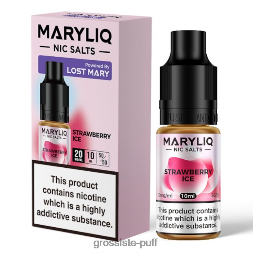 LOST MARY MARYLIQ Nic Salts - 10ml - 20mg Strawberry Ice 0FPL40457