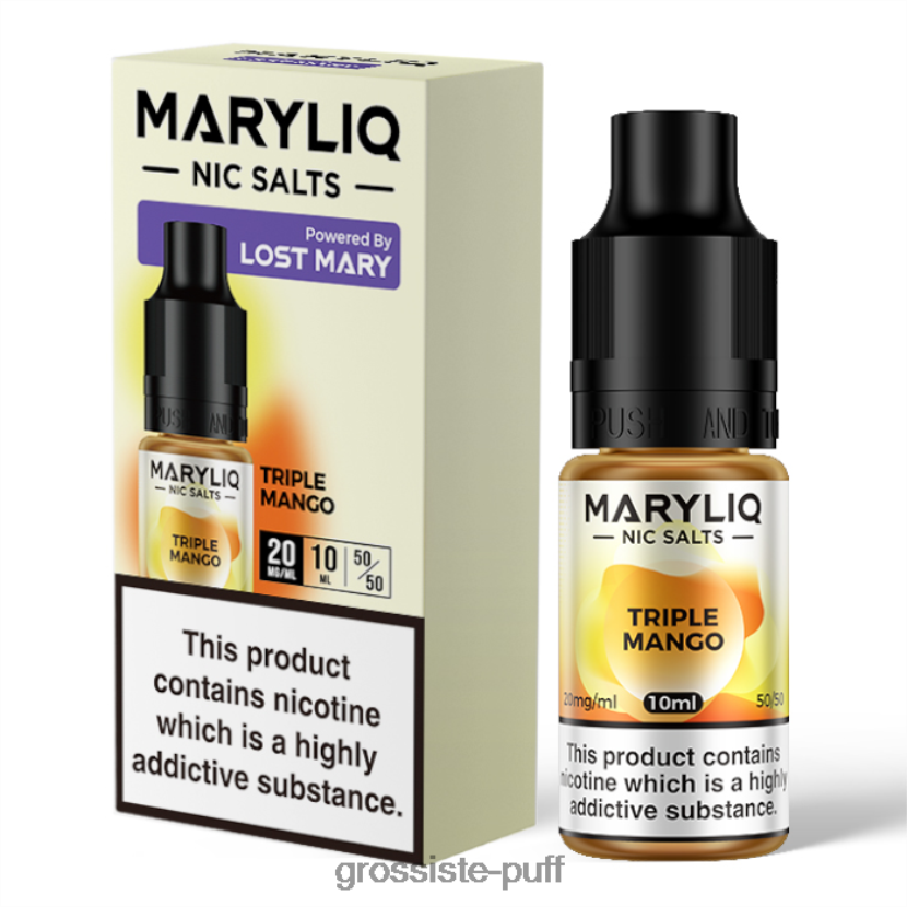 LOST MARY MARYLIQ Nic Salts - 10ml - 20mg Triple Mango 0FPL40459