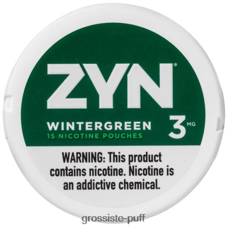 ZYN Nicotine Pouch 3MG 86Z0224 Wintergreen