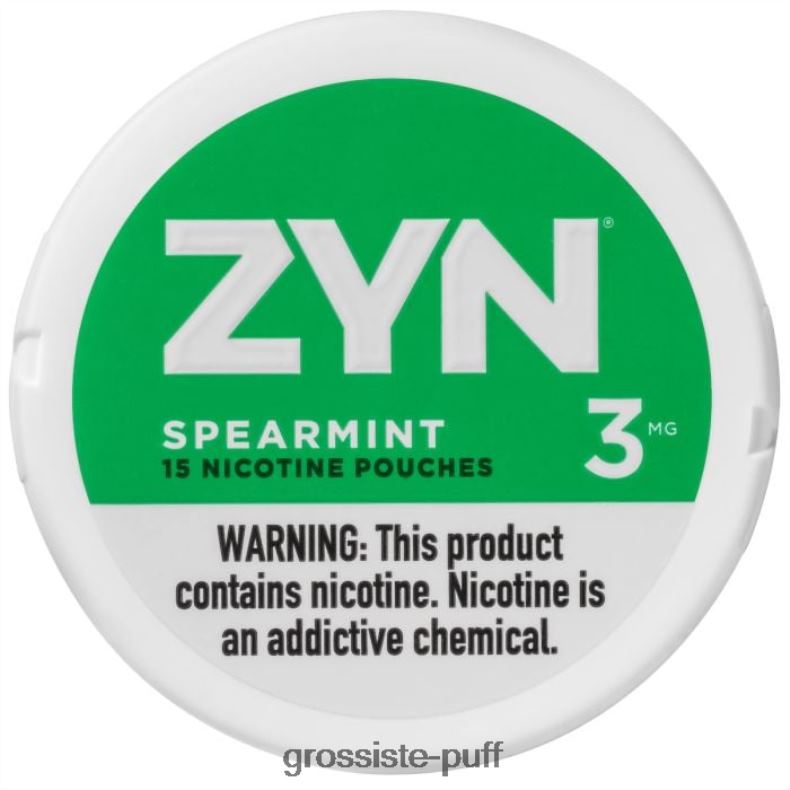 ZYN Nicotine Pouch 3MG 86Z0225 Spearmint