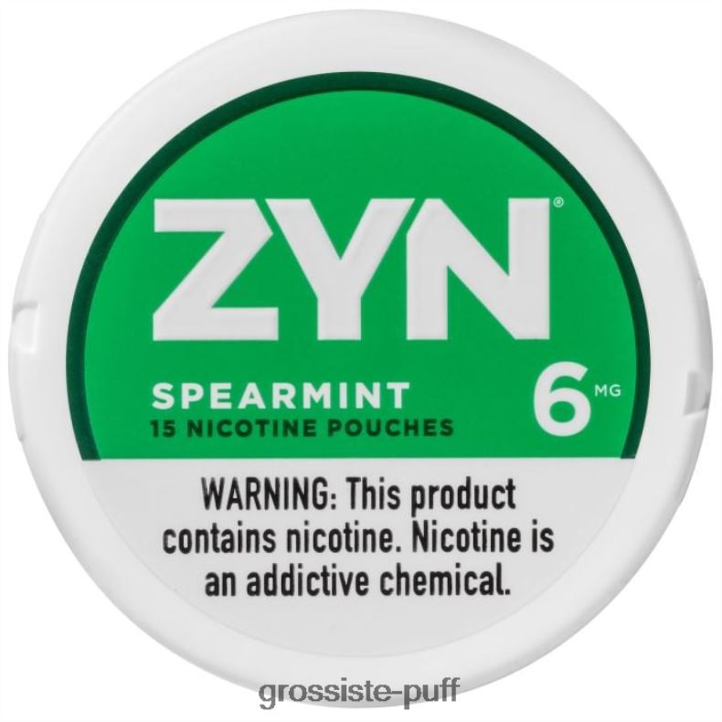 ZYN Nicotine Pouch 6MG 86Z0215 Spearmint