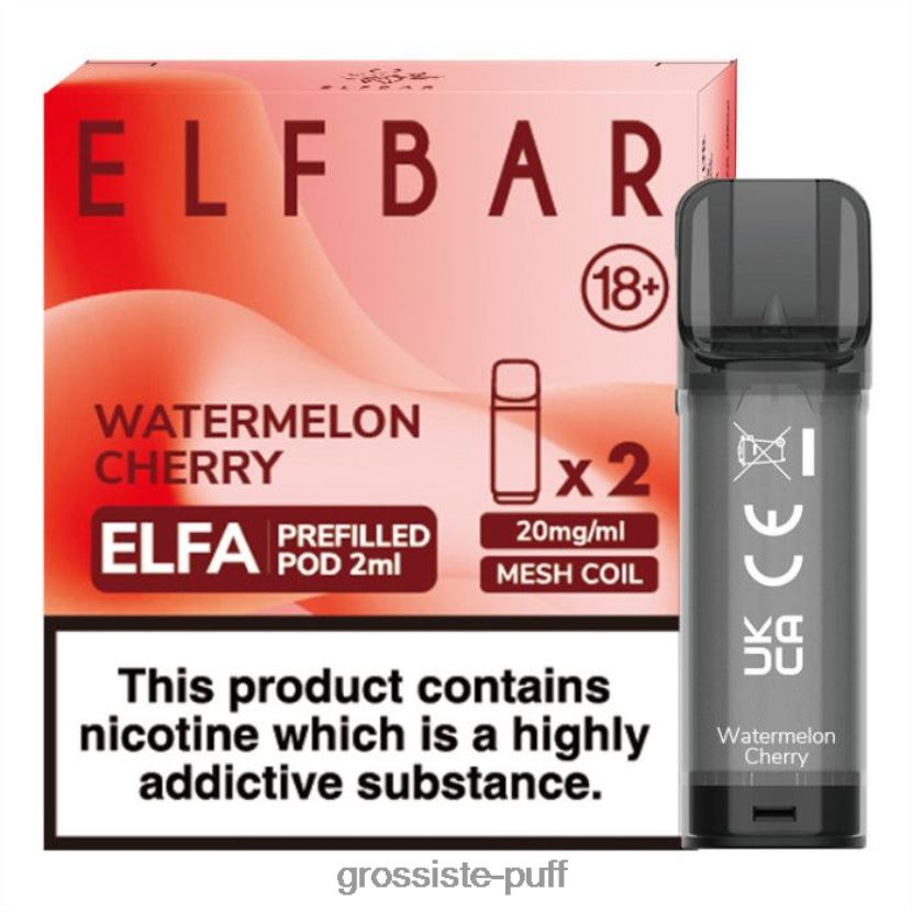 ELFBAR Elfa Pre-Filled Pod - 2ml - 20mg (2 Pack) Watermelon Cherry 0FPL40329