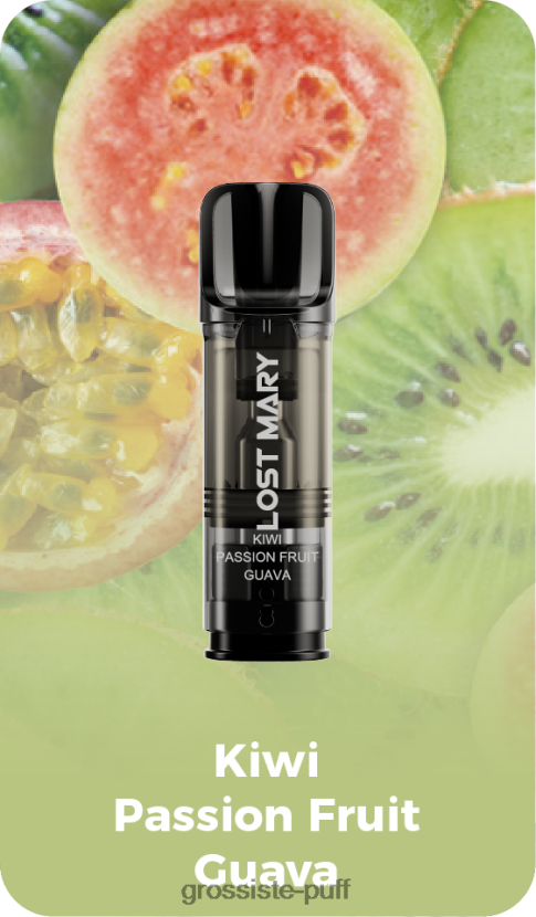 LOST MARY Tappo Pre-Filled Replacement Pods Kiwi Passion Fruit Guava 0FPL40424